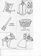 Chores Chore Template sketch template