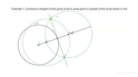 construct  tangent   circle geometry studycom