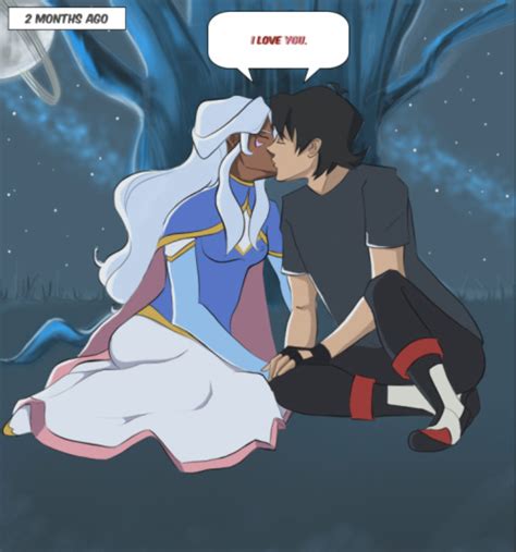 keith and princess allura s romantic kiss and their love