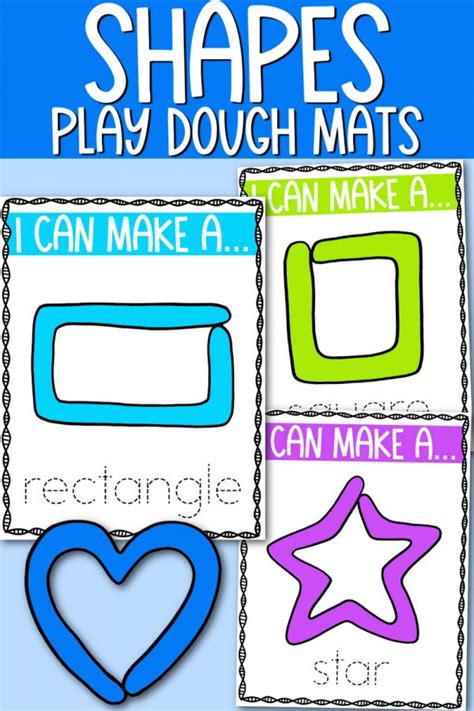 playdoh mats printable shapes  preschoolers hourfamilycom