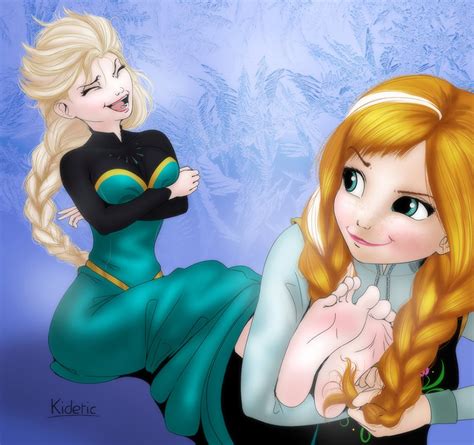 Anna Elsa Foot Worship By Trueshinobi01 From R Frozen