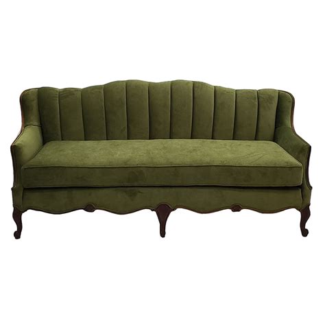 marie vintage sofa olive mtb event rentals