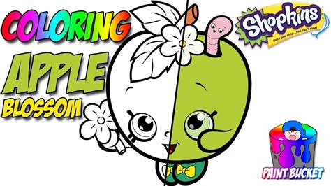 top coloring pages shopkins apple blossom  hd  hot