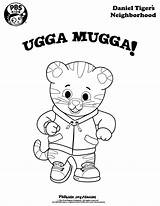 Mugga Ugga Colorir Kolorowanki Valentine Tigre Dzieci Tigers Keep sketch template