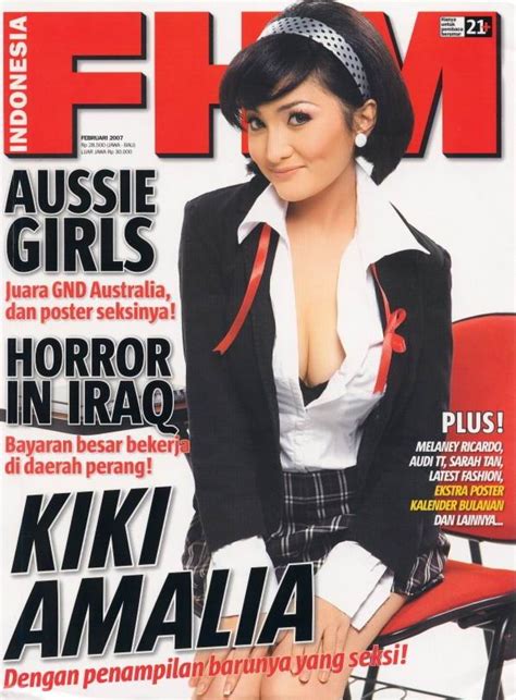 foto hot kiki amalia di majalah fhm seputar artis indonesia