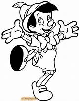 Pinocchio Coloring Pages Colouring Printable Disneyclips Cricket Jiminy Cheering Sheets Spooky Empire Funstuff sketch template