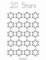 Stars Coloring Number Star Pages Counting Twistynoodle Kids Color Outline Count Numbers Print Tracing Sheets Activity Worksheets Preschool Mini Noodle sketch template