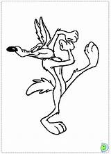 Coyote Wile Looney Tunes Colorir Dinokids Disney sketch template