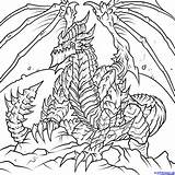 Warcraft Deathwing Danieguto Getcolorings sketch template