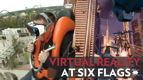 Virtual Reality At Six Flags Youtube