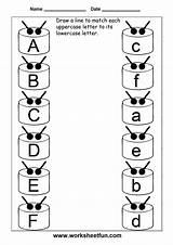 Worksheets Matching Uppercase Lowercase Match Worksheet Preschool Letters Alphabet Letter Kids Choose Board Math sketch template
