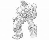 Sentinel Capcom Marvel Vs Armor Coloring Pages sketch template