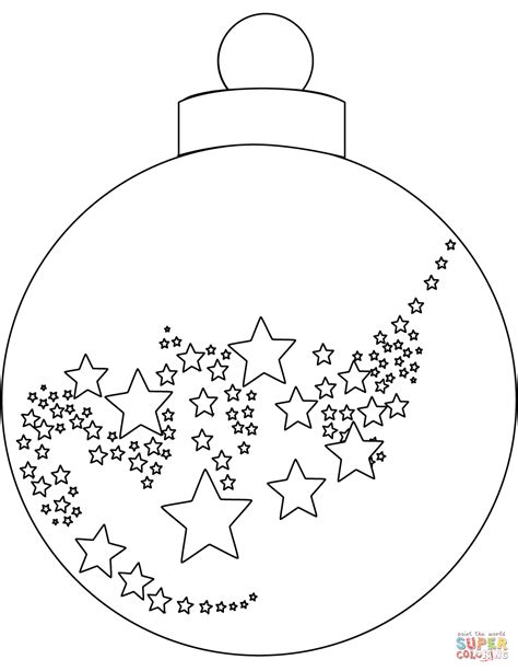 christmas ornament coloring page  printable coloring pages