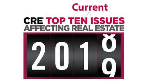 top  current issues affecting real estate cre show
