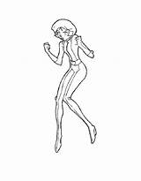 Coloring Pages Totally Spies Girls Pony Fairy Little sketch template