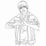 Bieber Justin Coloring Books Pages sketch template