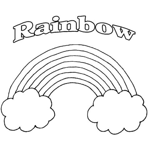 printable rainbow coloring pages  kids  printable rainbow