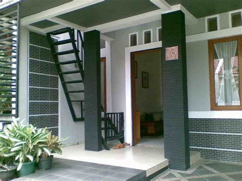 model desain tangga teras rumah minimalis interior rumah