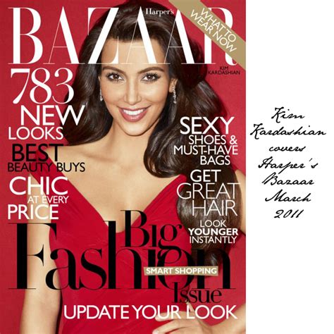 kim kardashian covers harpers bazaar march  emily jane johnston