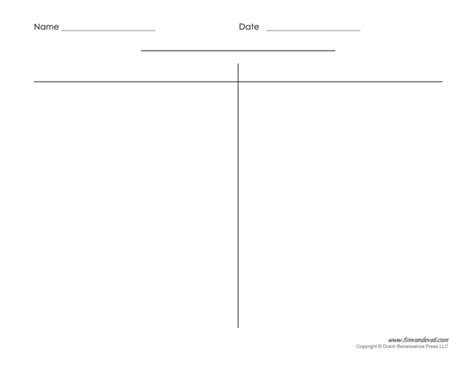 blank  chart templates printable compare  contrast chart pdfs