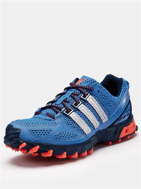 adidas adidas kanadia  trail mens running shoes  blue  men blue