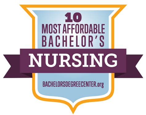 10 most affordable bachelor s in nursing