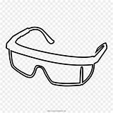 Lentes Seguridad Gafas Goggles Lente Kacamata Mewarnai Buku Kontak Menggambar Lensa sketch template