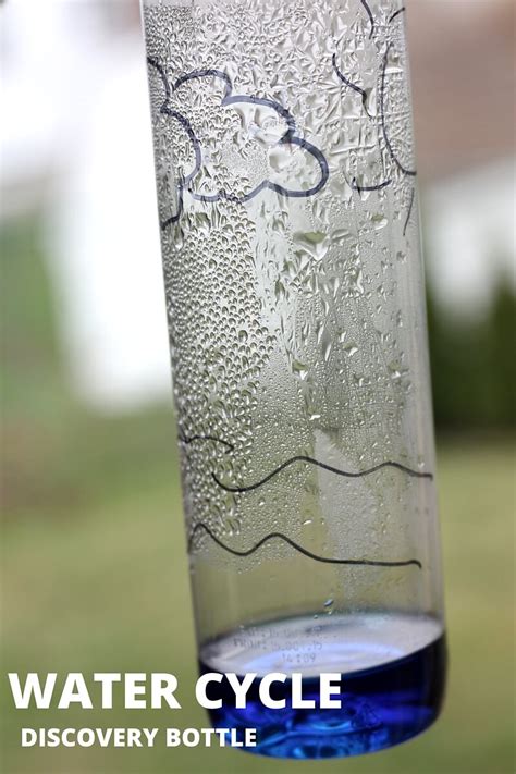 water cycle science discovery bottle  weather science