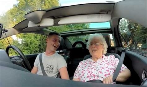 grandson surprises his nan on her birthday in tear jerking video life