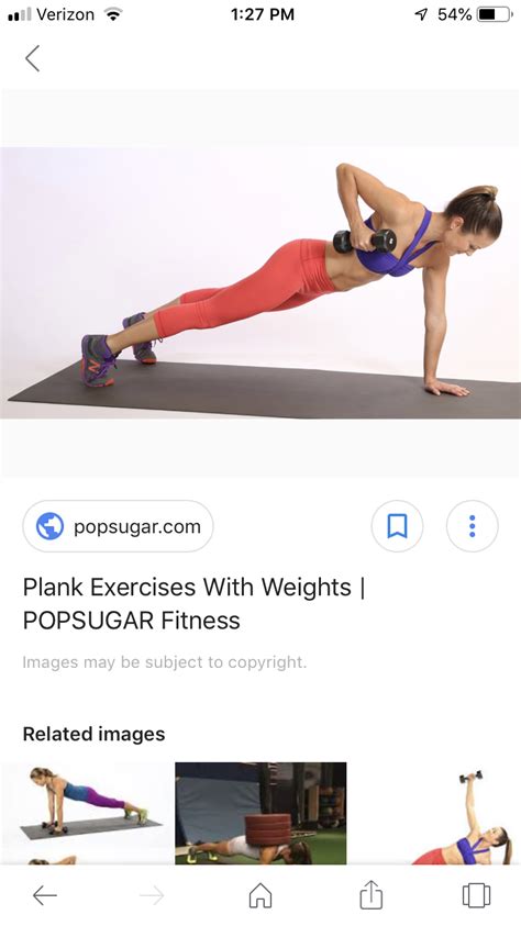 pin by nbski33 on gym plank workout popsugar fitness exercise