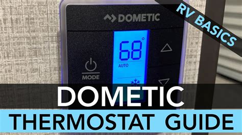 dometic rv thermostat basics youtube