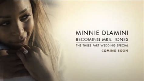Watch Minnie Dlamini S Wedding Special Trailer Bona