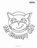 Stampy Coloring Cat Pages Mr Getcolorings Color sketch template