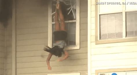 girls dive out of window to escape apartment fire boston fire wire