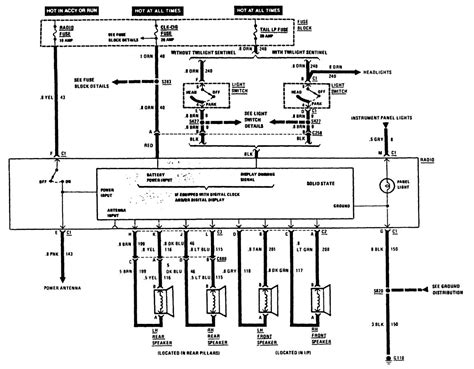 buick century  wiring diagrams audio carknowledgeinfo