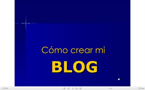crear  blog
