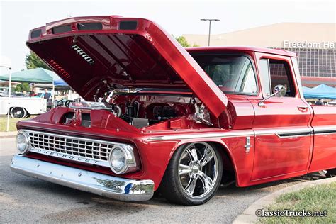 gorgeous red  chevy  classictrucksnet    magazine  classic truck enthusiasts