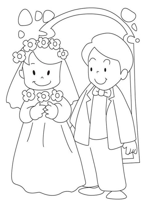 printable wedding coloring pages  getcoloringscom  wedding