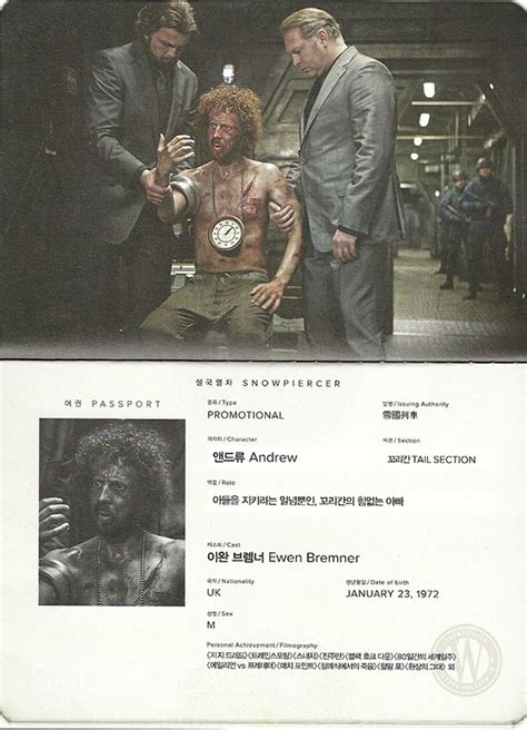 snowpiercer s cast of characters revealed through passport photos