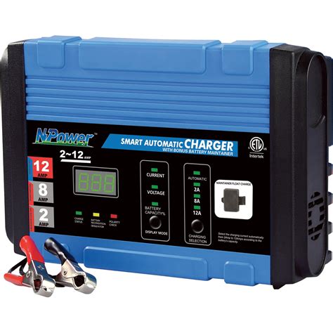 npower automatic battery chargermaintainer  volt  amp battery chargers northern