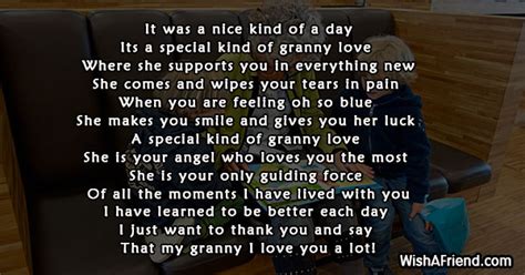 nice kind   day poem  grandma