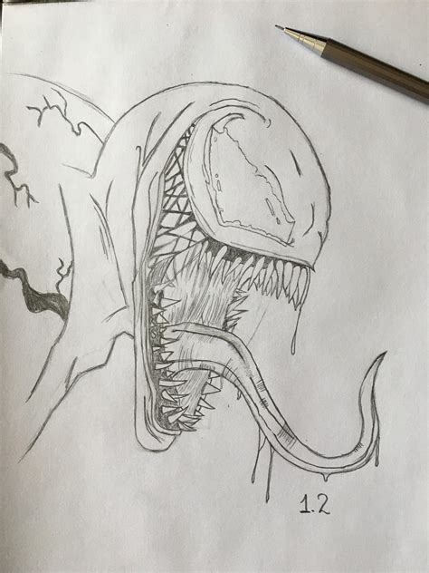 draw venom drawing