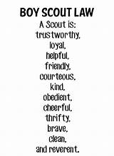 Cub Scouts Scout Law Oath Boy Tiger Printables Boys Printable Pdf Scouting Helps Promise Armor Strong Activities Eagle Girl Cubs sketch template