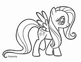 Pony Coloring Fluttershy Little Pages Printable Colouring Color Print Friendship Magic Cartoon Getcolorings Popular Bubakids Girls Library sketch template