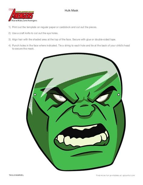 marvel avengers hulk mask