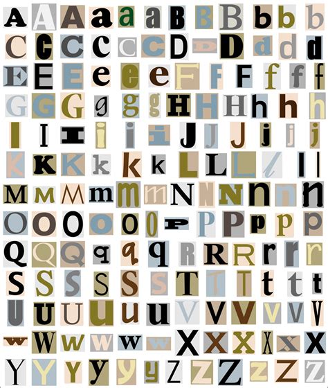 alphabet letters  magazine  stock photo public domain pictures