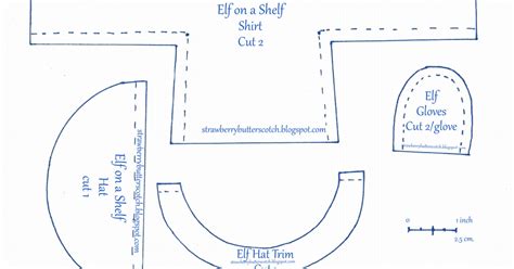 printable elf   shelf clothes template printable templates