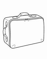 Suitcase Clipartmag sketch template