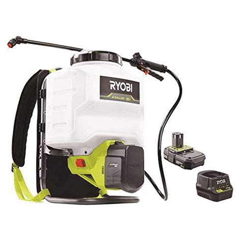 Ryobi One 18 Volt Lithium Ion Cordless 4 Gal Backpack Chemical