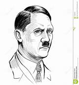 Hitler Adolf Clipart sketch template